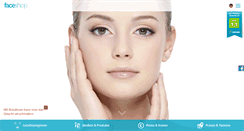 Desktop Screenshot of faceshop.de